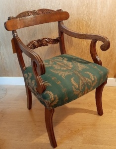 George III period elbow chair